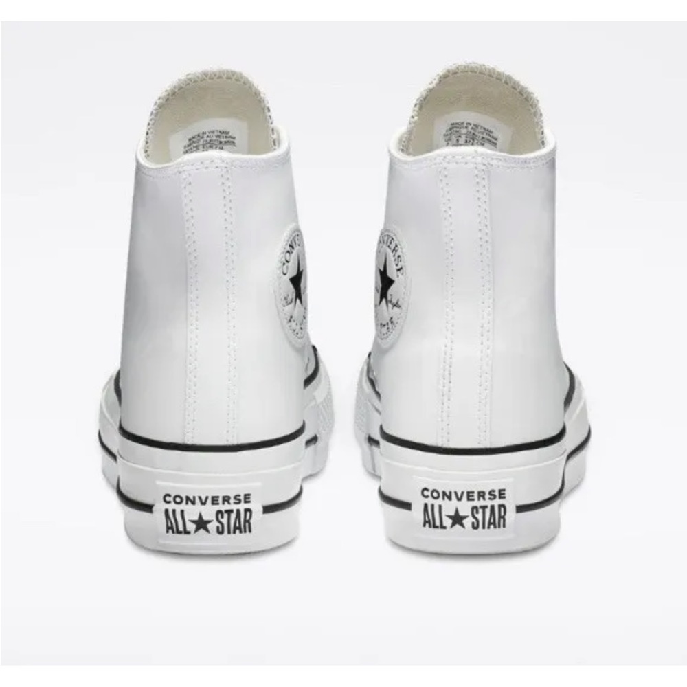 CONVERSE Chuck Taylor All Star Lift Platform Leather High-Top Women's Shoes 8.5 - Picture 5 of 5